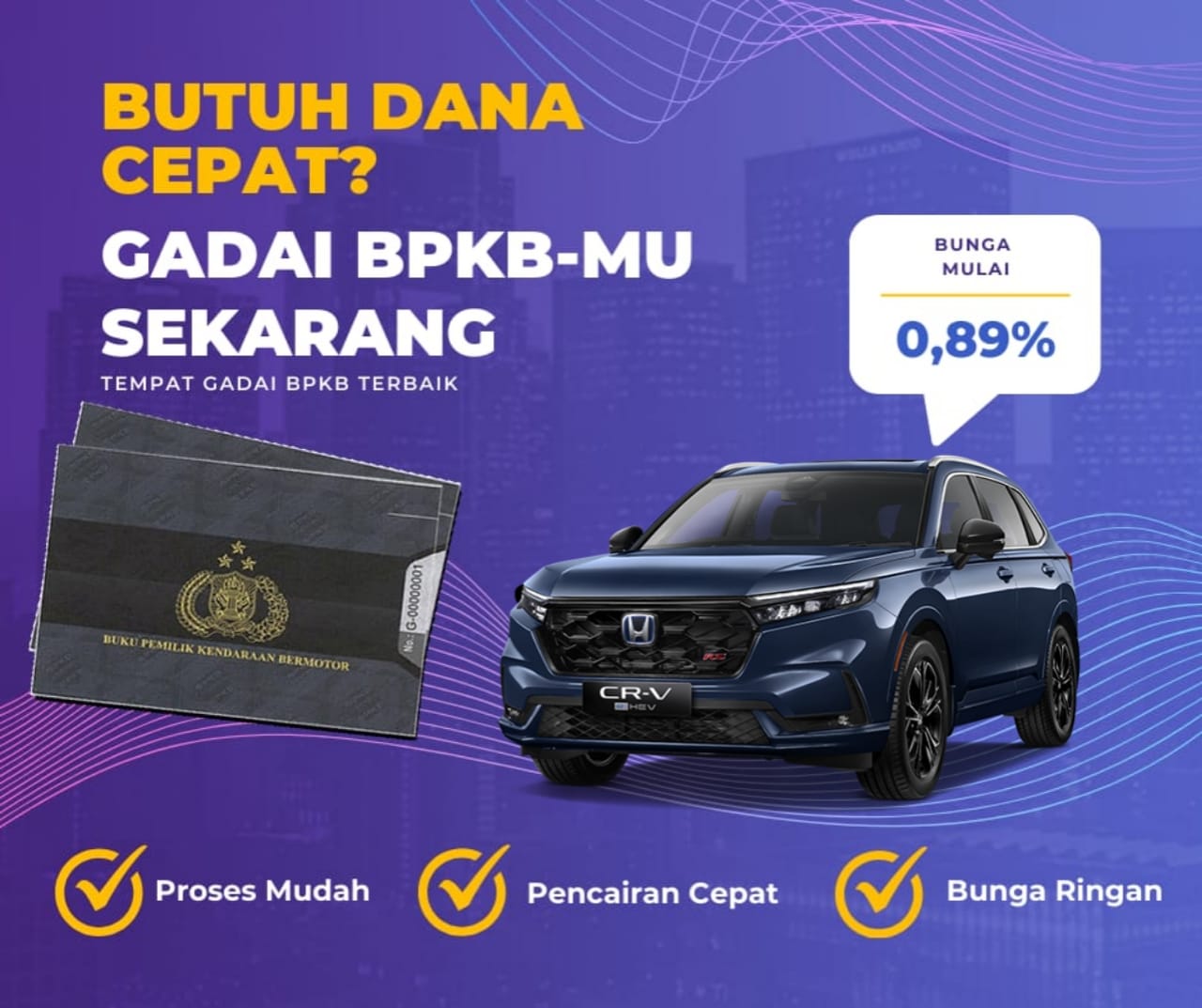 Kredit Jaminan Bpkb Mobil Honda Crv Dapat Dana Berapa? Seperti Ini Simulasinya
